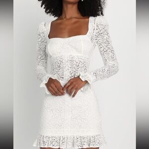 Lulus Lace Open Back Dress